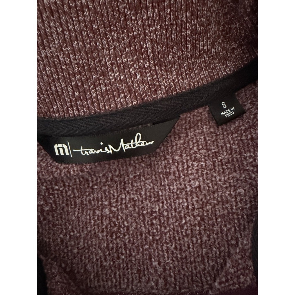 Travis Mathew Mens Long Sleeve Hideaway 1/4 Zip Golf Fleece Pullover Size Small - Picture 5 of 10